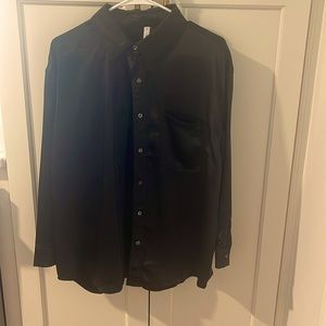 Black Button Down Dress Shirt